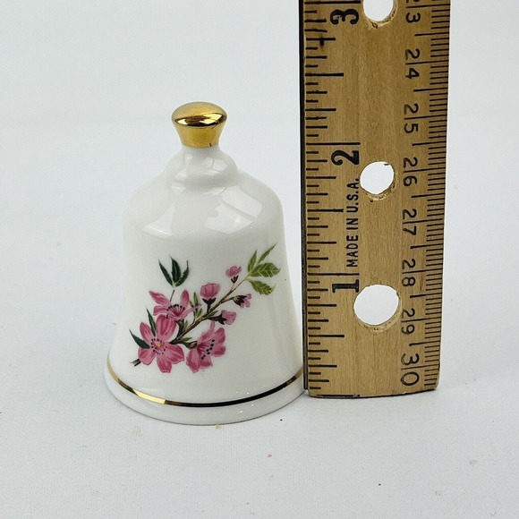 Danbury Mint Delaware Peach Blossom Official State Flower Bell‎ Collection - Picture 5 of 5